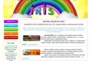 Online WEB ro - Model site prezentare realizat, site prezentare grădiniță particulară educație învățământ Foto 1
